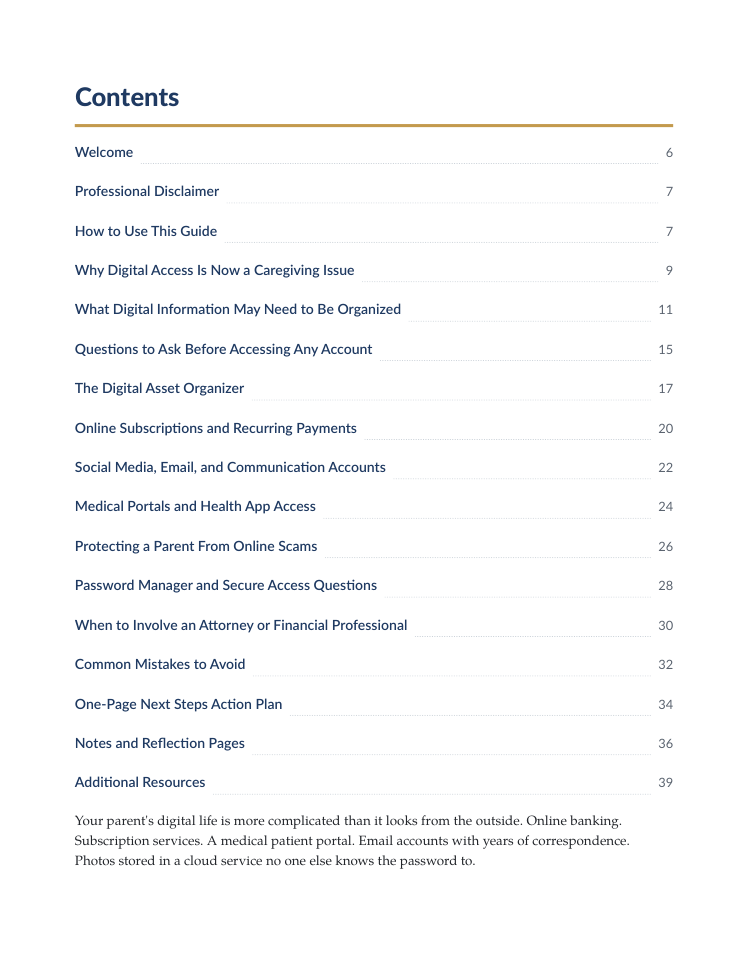 Digital Assets & Passwords — Page 4