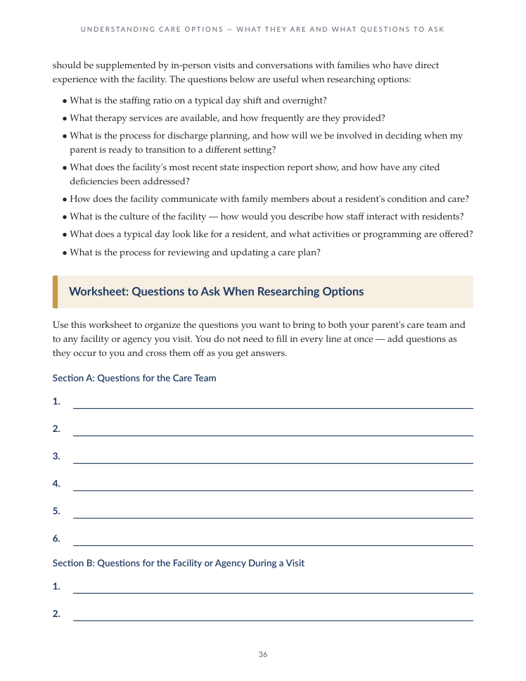 Elder Care Decisions — Page 36