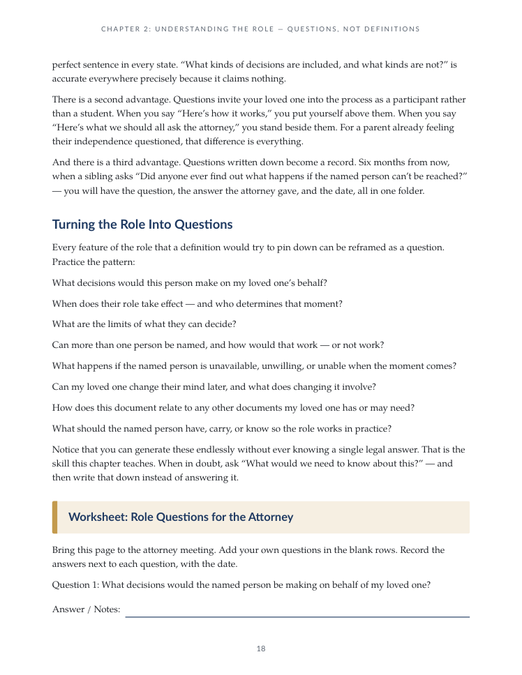 Medical Power of Attorney — Page 18