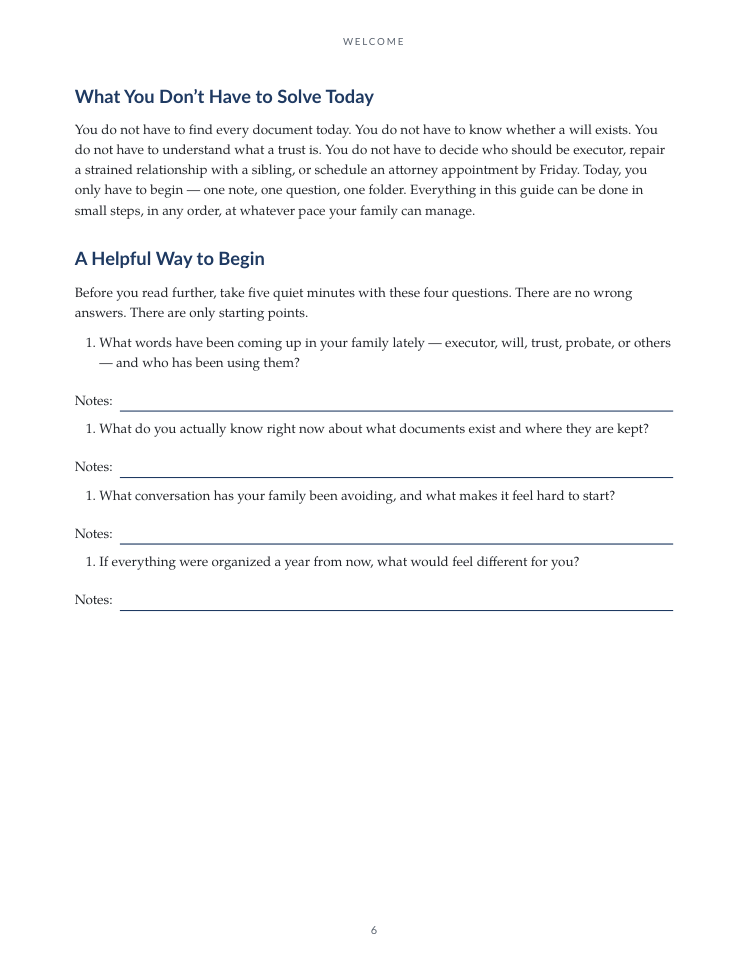Executors, Wills & Trusts — Page 6