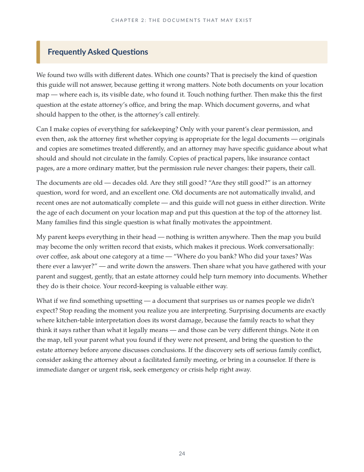 Executors, Wills & Trusts — Page 24