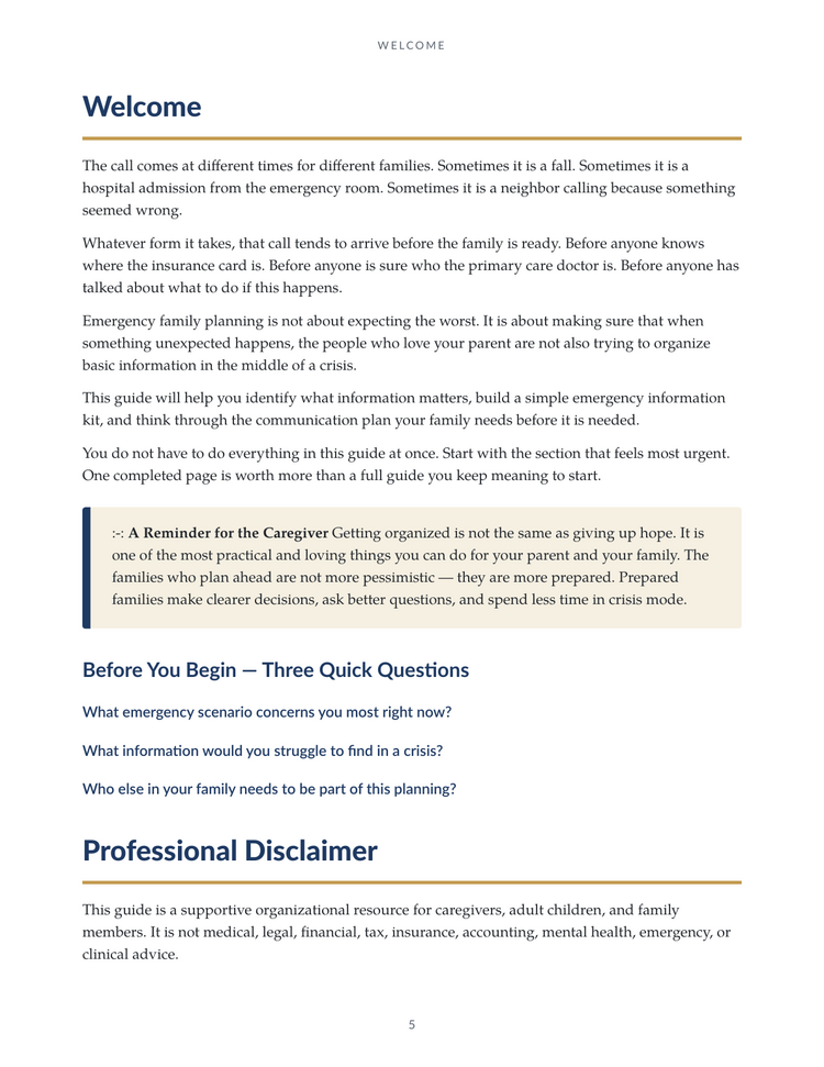 Emergency Family Planning — Page 5