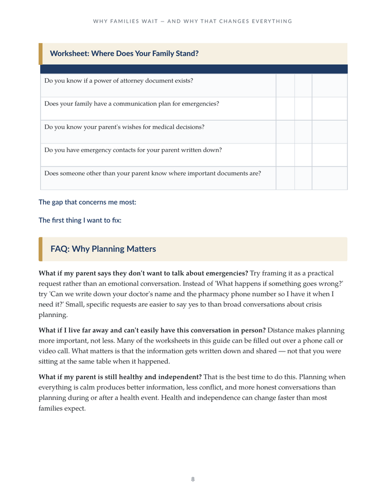 Emergency Family Planning — Page 8