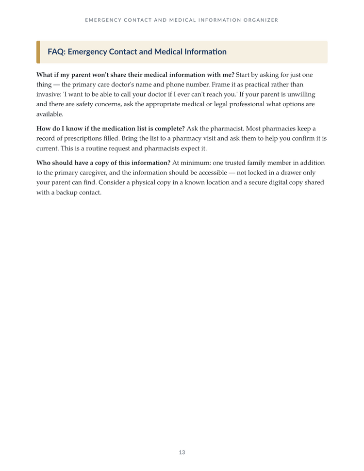Emergency Family Planning — Page 13