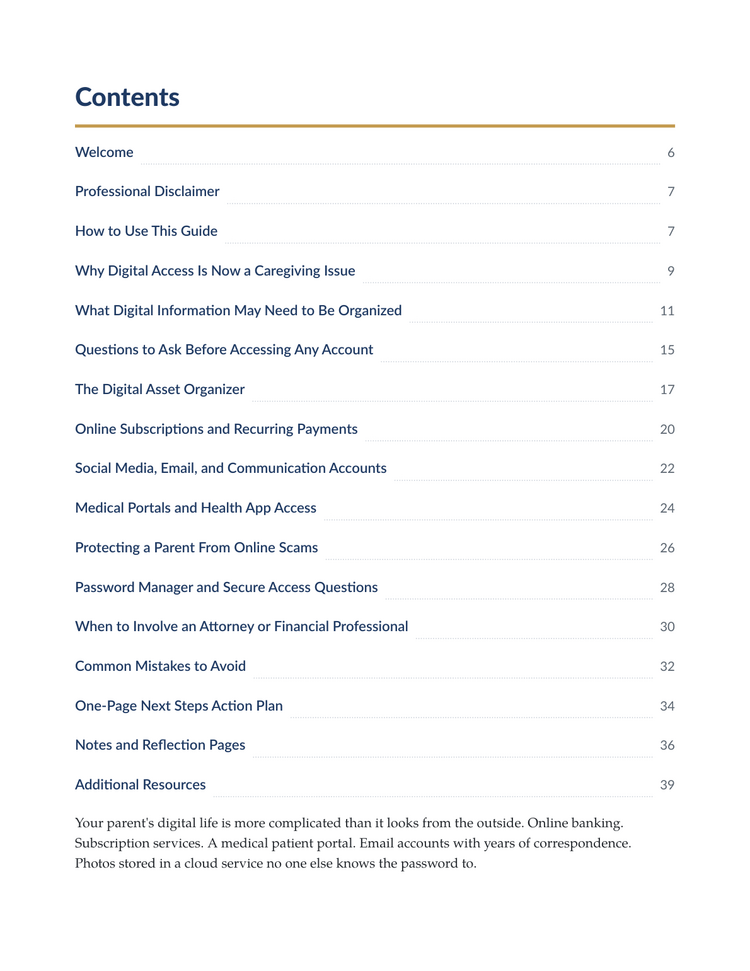 Digital Assets & Passwords — Page 4