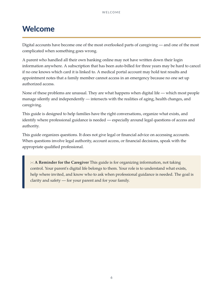 Digital Assets & Passwords — Page 6