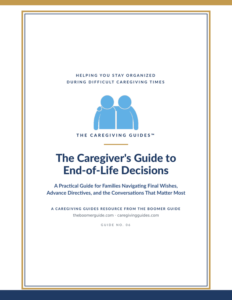 Cover of The Caregiver's Guide to End-of-Life Decisions