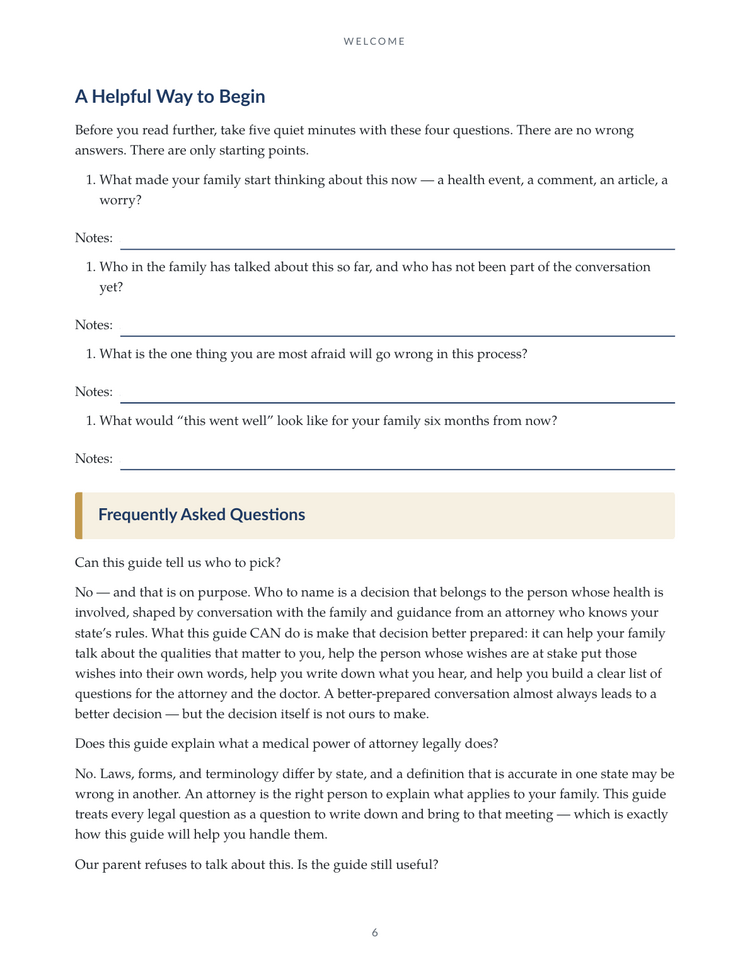 Medical Power of Attorney — Page 6