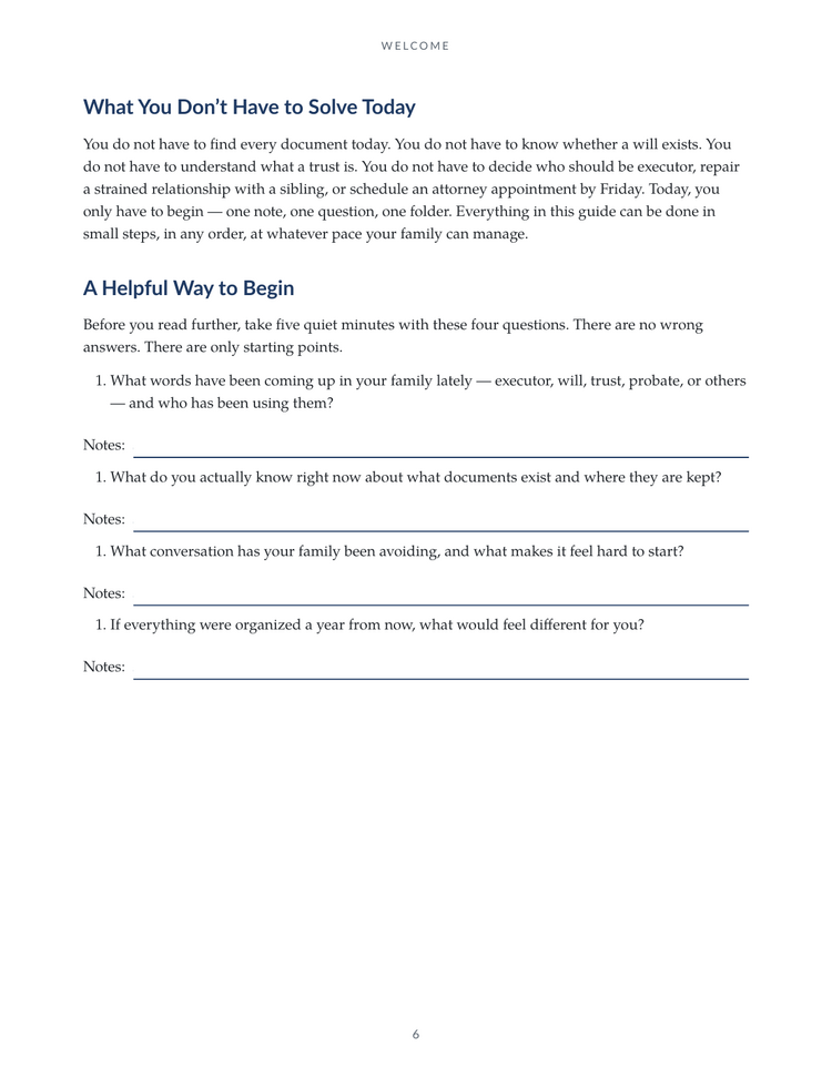Executors, Wills & Trusts — Page 6