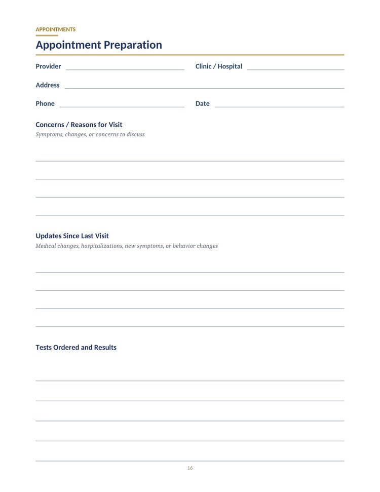 The Boomer Buddy Guide — Appointment prep